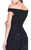 Shail K - Bejeweled Off The Shoulder Jumpsuit 1037 In Black
