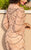 Shail K - Bead Embellished Bateau Neck Romper 1043  In Neutral