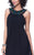 Shail K - Halter Short Dress 1067 in Black and Multi-Color