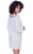 Shail K - Splendid Beaded Scoop Sheath Dress 1083 In White