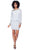 Shail K - Splendid Beaded Scoop Sheath Dress 1083 In White