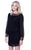 Shail K - Splendid Beaded Scoop Sheath Dress 1083  In Black