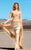 MNM Couture - 7247 Embellished Sweetheart Sheath Dress In Gold