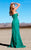 MNM Couture - 7247 Embellished Sweetheart Sheath Dress In Green