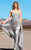 MNM Couture - 7247 Embellished Sweetheart Sheath Dress In Silver