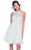 Shail K - Embellished Cocktail Dress 4020 in White