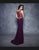 Long Prom Dress with Sheer Back 7252