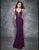 Long Prom Dress with Sheer Back 7252