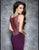 Long Prom Dress with Sheer Back 7252
