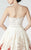 Strapless Lace Short Dress 2902