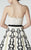 Strapless Printed Long Gown 2905