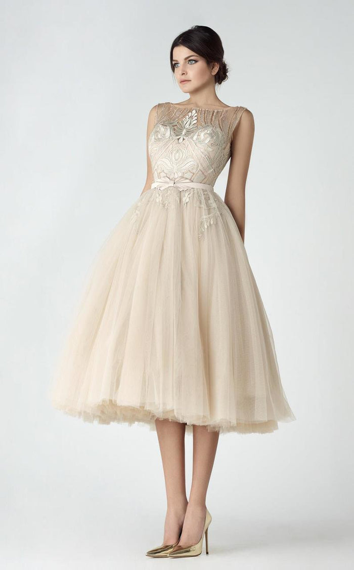 Sleeveless Embellished Short Dress 2906