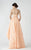 Ruffled High-Low Gown 2908