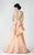 High Neck Keyhole Gown  2910