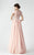 Embroidered Illusion Gown 2914