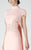 Embroidered Cape Gown  2915