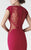 Bateau Neck Trumpet Gown 2919