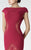 Bateau Neck Trumpet Gown 2919