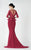 Illusion Jewel Neck Mermaid Gown 2920
