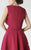Bateau Neck A-Line Gown 2921