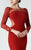 Bateau Neck Mermaid Gown 2922