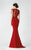 Illusion Bateau Trumpet Gown 2925