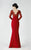 Embellished V-Neck Sheath Dress 2927