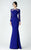 Illusion Jewel Neck Mermaid Dress 2931