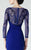Bateau Neck Mermaid Gown 2932