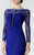 Bateau Neck Mermaid Gown 2932