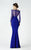 Illusion Jewel Neck Mermaid Dress 2934