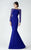 Illusion Jewel Neck Mermaid Dress 2934