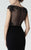 Embroidered Illusion Bateau Neck Gown 2938