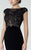 Embroidered Illusion Bateau Neck Gown 2938