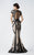 Sequined Lace Evening Gown 2940