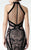 Embellished High Halter Neck Gown 2942