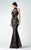 Embellished High Halter Neck Gown 2942