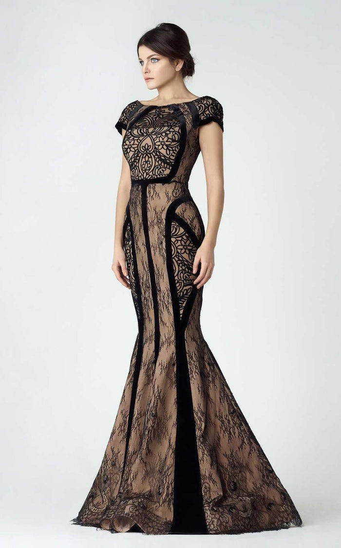 Floral Lace Evening Gown 2943