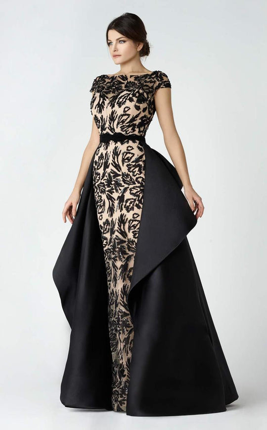 Sequin Embellished Evening Gown 2945