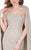 Terani Couture - Strapless Textured Cocktail Dress 1621C1286 In Neutral