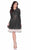 Terani Couture - Luxurious Laced Jewel Neck Cocktail Dress 1621C1296 In Red and Neutral