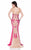 Terani Couture - 1621E1458 Embellished Sweetheart Trumpet Dress in Pink