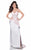 Terani Couture - Captivating Beaded Sweetheart Column Gown 1621E1461 In Pink and Silver