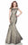 Terani Couture - Off The Shoulder Mermaid Gown 1621E1474 In Gray
