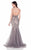 Terani Couture - Shimmering Embellishment Sweetheart Mermaid Gown 1621GL1890 In Gray and Silver