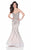Terani Couture - Ornate Foliage Sweetheart Mermaid Gown 621GL1909 In Pink