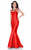 Terani Couture - Sophisticated Illusion Neck Mermaid Gown 1621M1720 In Neutral