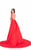 Svelte Ruffled Cathedral Train Gown with 1622E1551