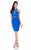 Terani Couture - Sexy Illusion Halter Neck Short Dress 1621H1056 In Blue