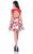 Terani Couture - Glittering Floral Two-Piece Dress 1625H1191 In Red and Multicolor